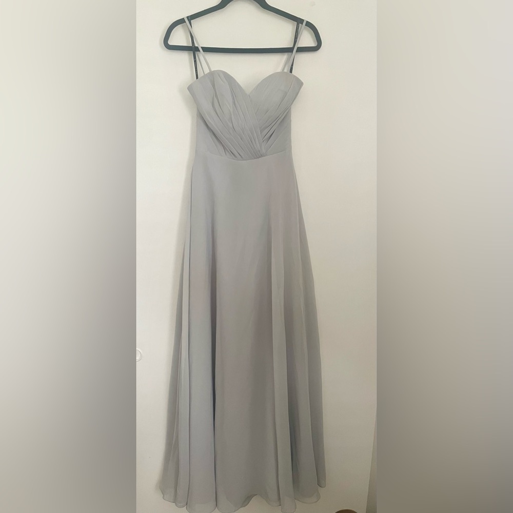 Sorella Vita light blue/gray bridesmaids dress